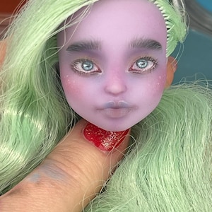 OOAK doll head Custom Monster Doll repaint High doll OOAK Ghost doll Creepy Custom Art doll