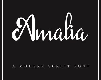 Amalia Script Font,Amalia Script Font for Cricut,Amalia Script Font for Embroidery,Amalia Script Font Download,INSTANT DOWNLOAD