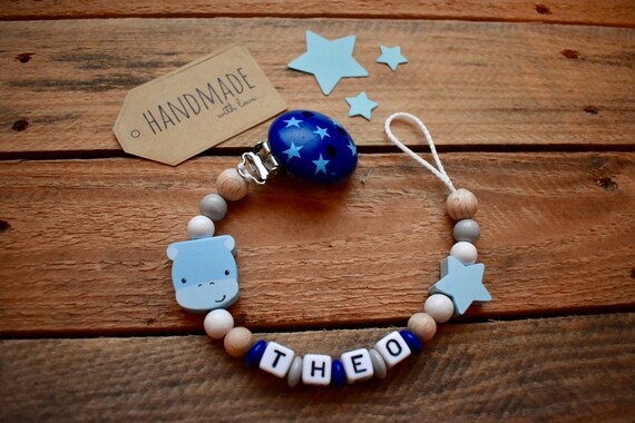 Schnuller necklace with names
