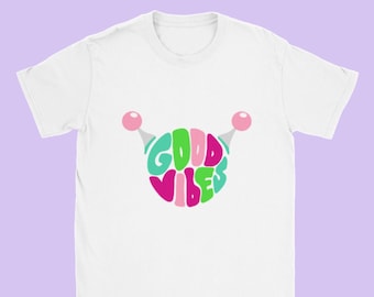 Saiki K T-shirt, Unisex Anime Good Vibes, Antenna Kawaii Clothing