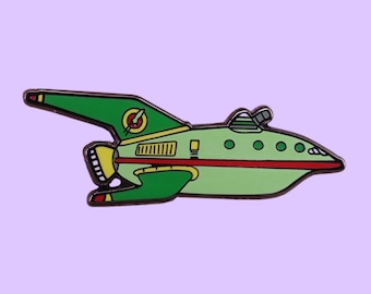 Futurama Enamel Pin, Planet Express Cartoon, Collectors Lapel Badge