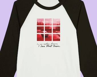 Silent Hill 2 Raglan Shirt, Unisex Horror Video Game Clothing