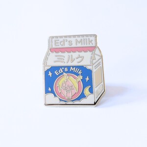 Pin de esmalte de FMA, insignia de coleccionista de Ed's Milk Fullmetal Anime Alchemist imagen 2