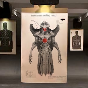 Khan Makyr target practice - print