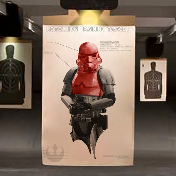 Stormtrooper target practice - print