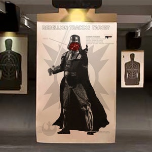 Darth Vader target practice - print