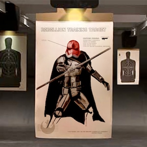 Captain Phasma target practice - print