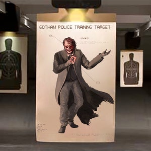 Joker target practice - print