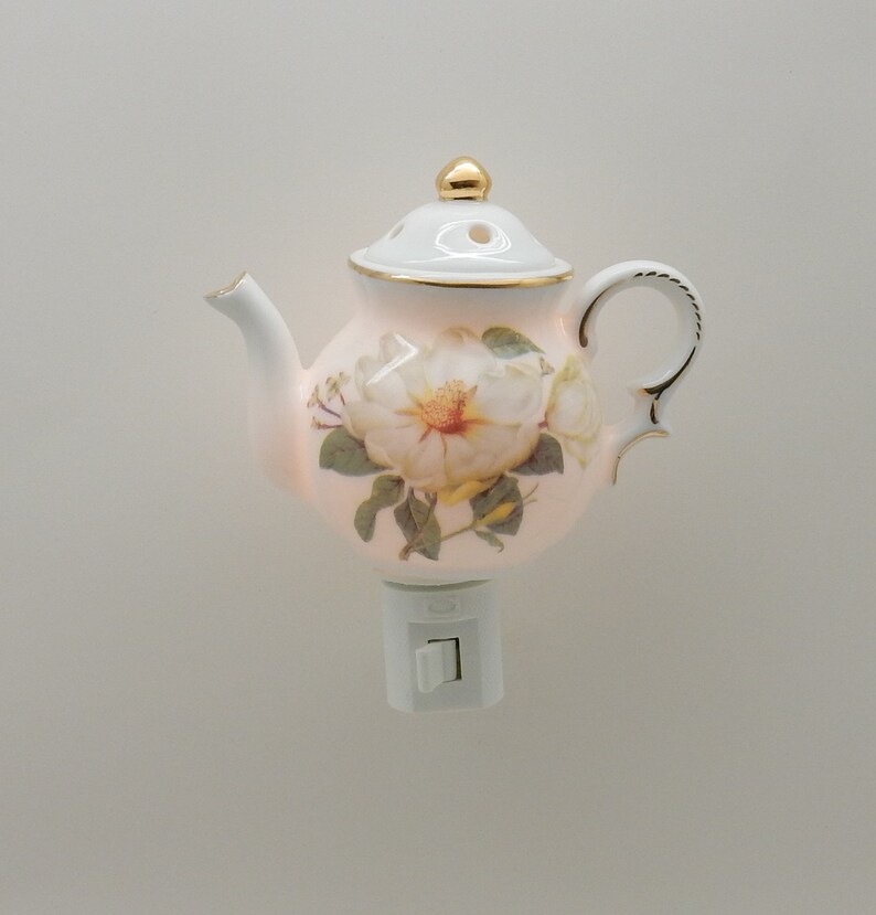 Magnolia Teapot Nightlight and Oil Burner Etsy