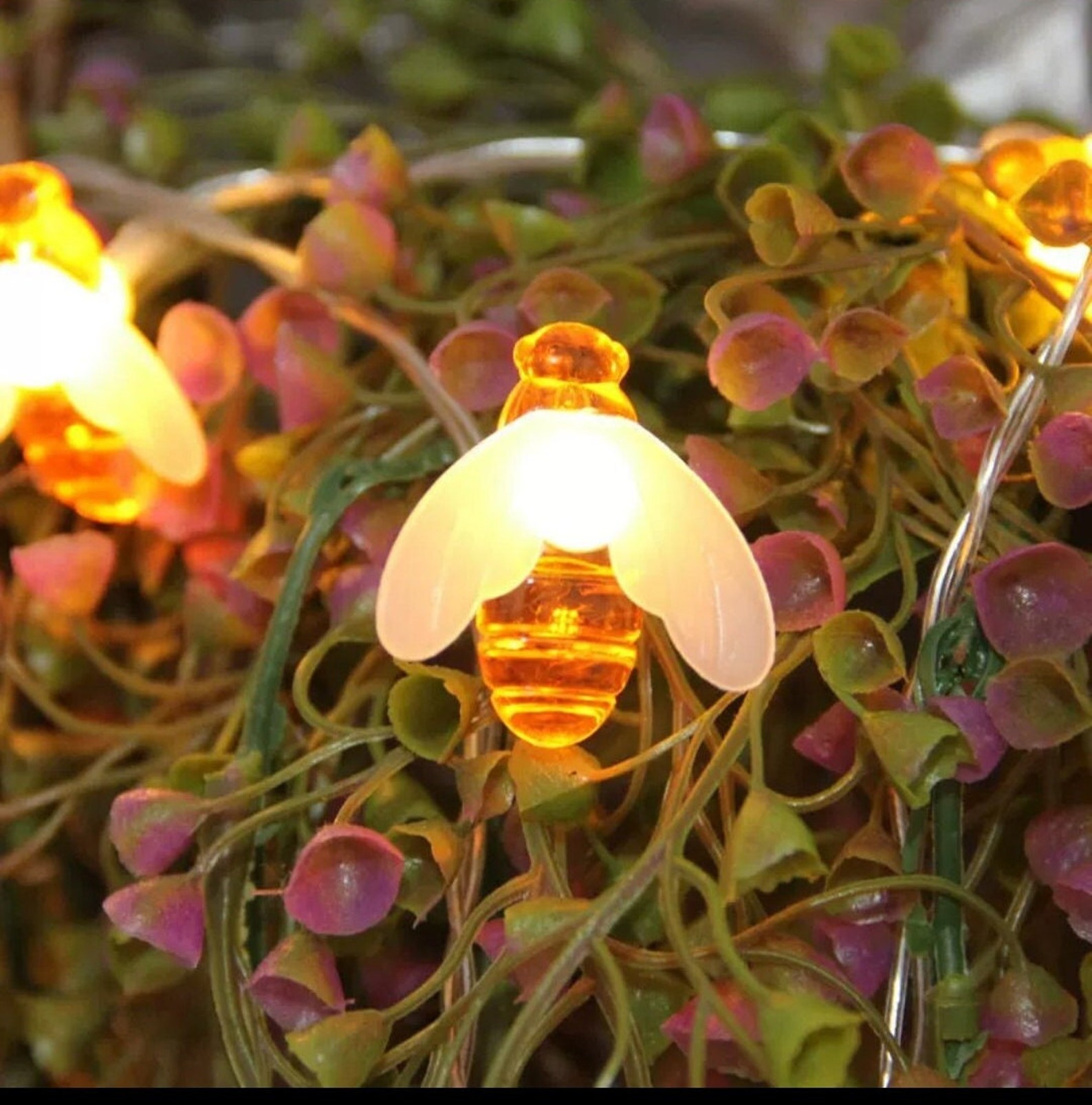 Honey Bee String Light/10/20 Bees Batteries Operated Etsy
