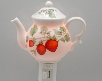 Strawberry Teapot Nightlight & Oil Burner
