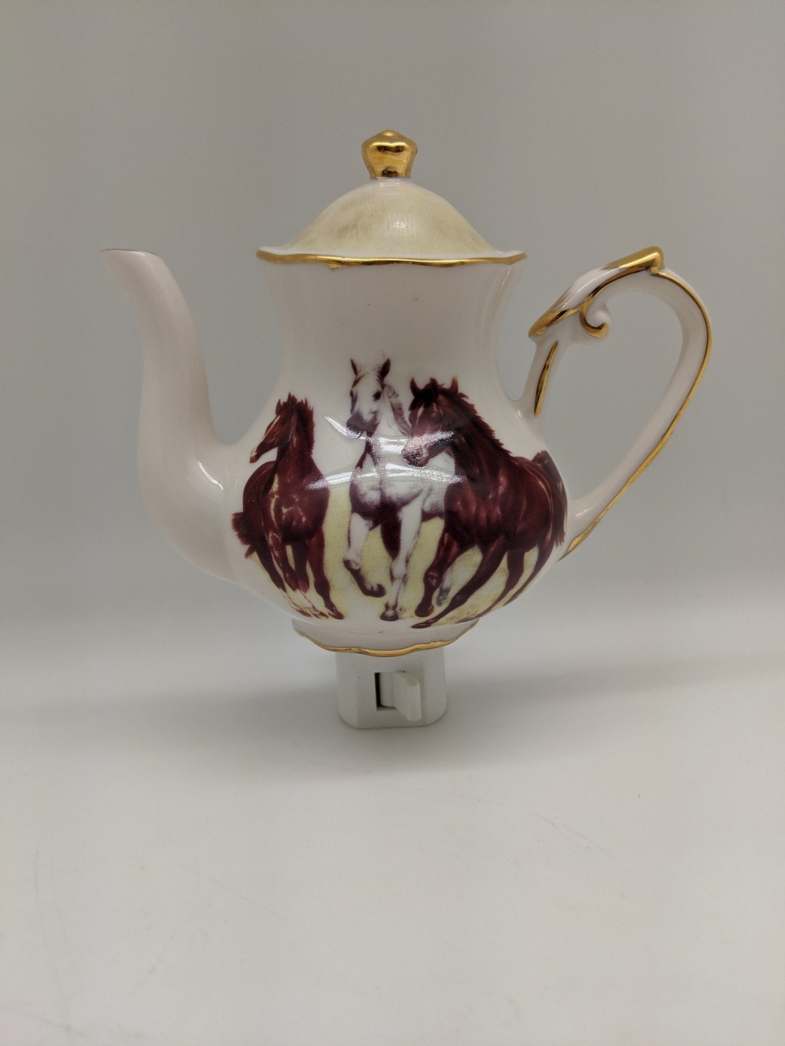 Horses Nightlight Teapot or Teacup Etsy