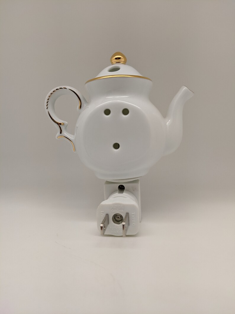 Magnolia Teapot Nightlight and Oil Burner Etsy UK