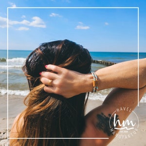 Pulsera Símbolo/Texto [3] Personalizada con grabado Pulsera Pareja Madera Regalo Día de la Madre Día del Padre Navidad San Valentín Paracord