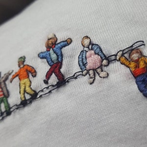 Stranger Things inspired embroidered clothing image 2