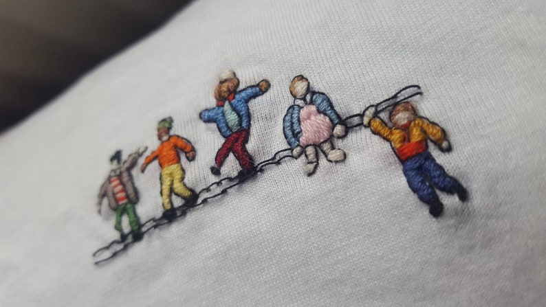 Stranger Things inspired embroidered clothing image 2