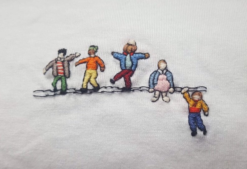 Stranger Things inspired embroidered clothing image 3