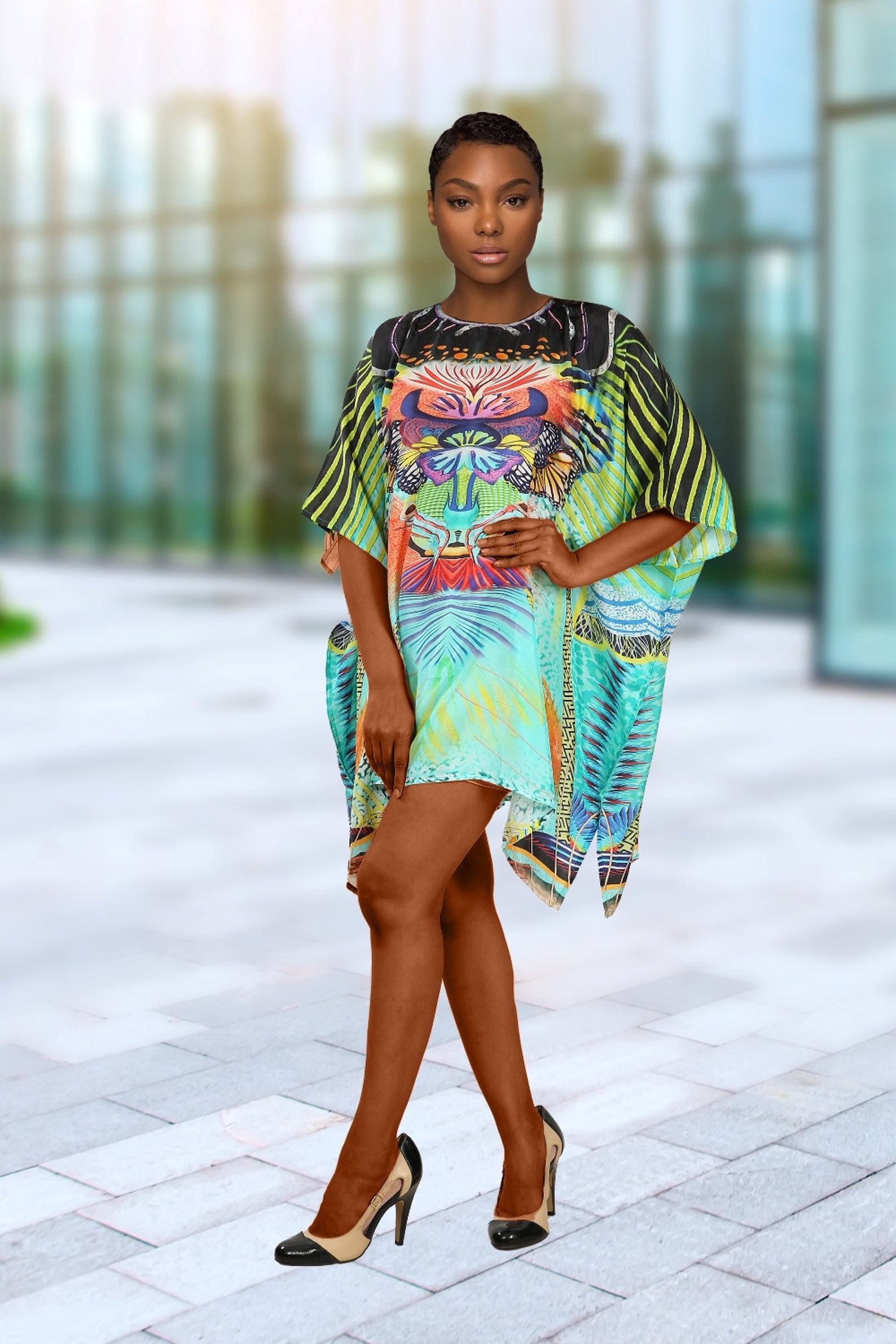 pool to party caftan