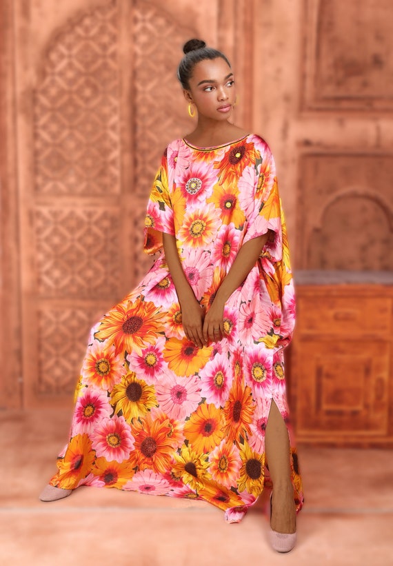 Caftan en soie hotsell