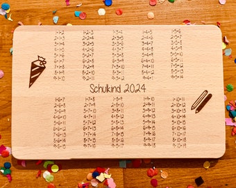 Breakfast board, school child 2024, school enrollment, 1+1, gift, snack