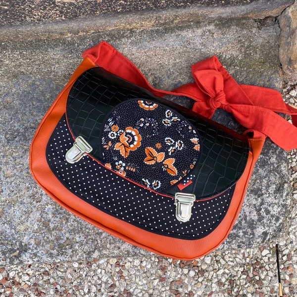 Sac Londønew orange et noir