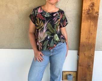Haut Marizol motif jungle