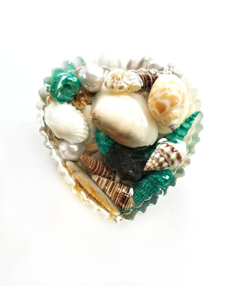 Sea Shell Paper Weight Beach Themed Office Accessories Etsy