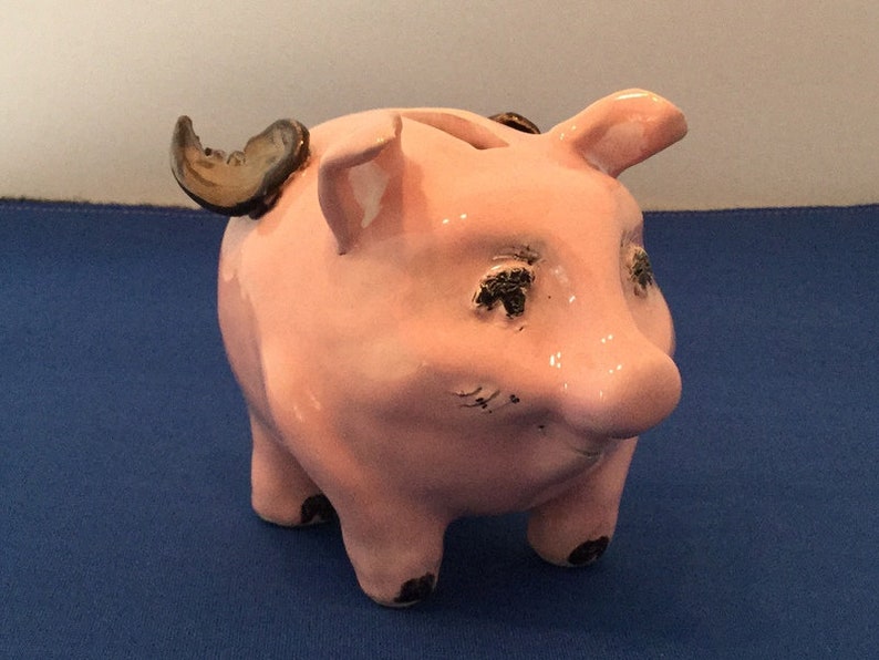 Fantasiefigur gefügeltes Sparschwein Bild 3