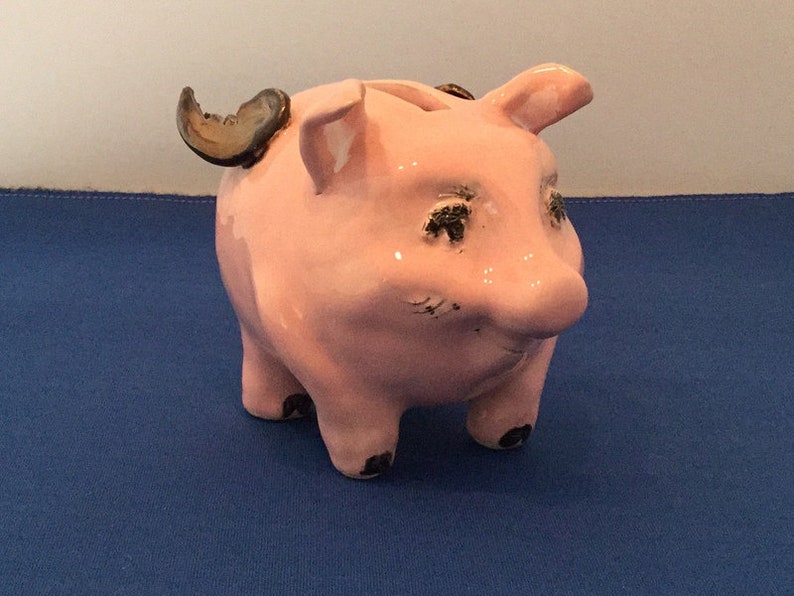 Fantasiefigur gefügeltes Sparschwein Bild 1