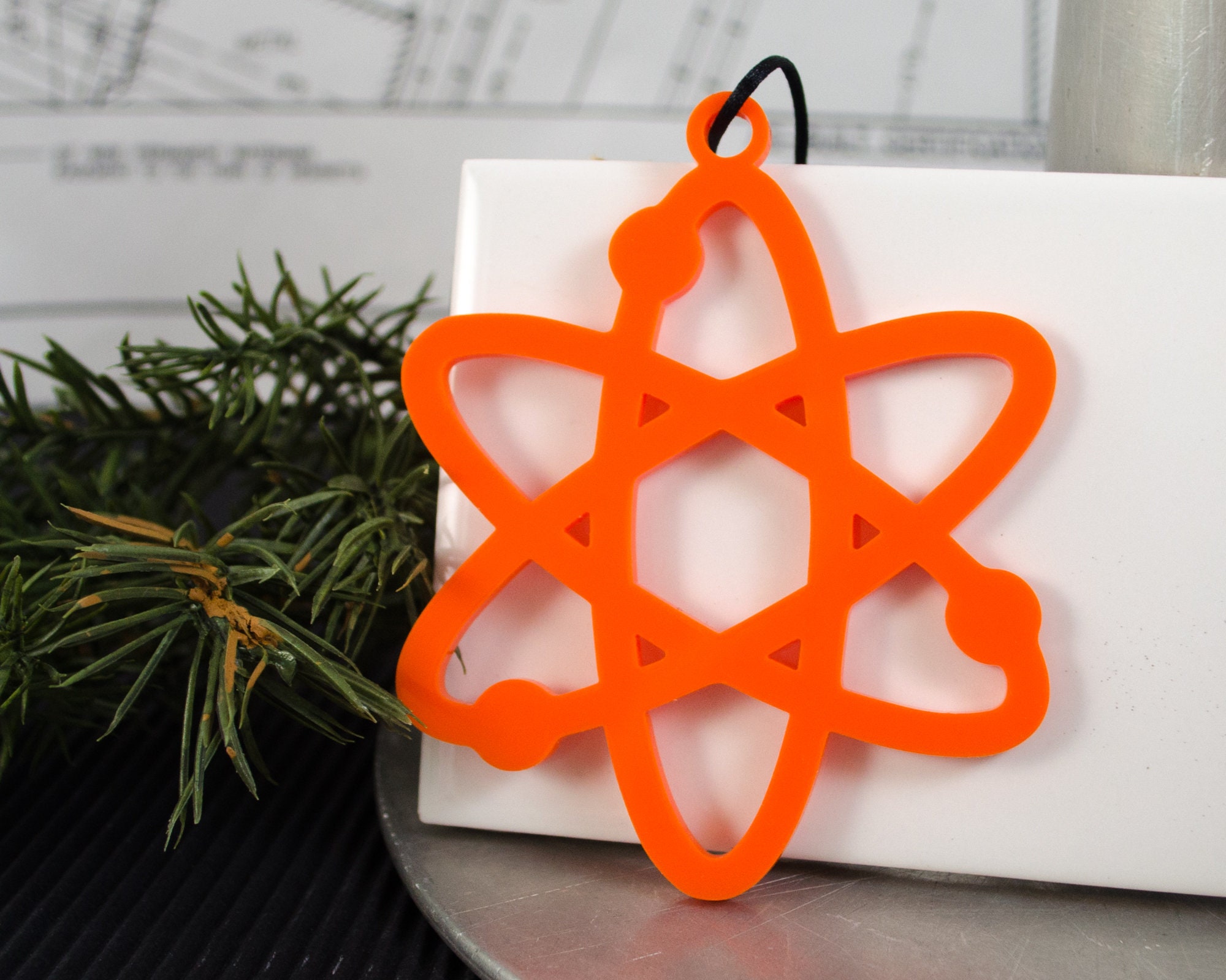 Atom Ornament Chemistry Gift Science Ornament Acrylic Etsy