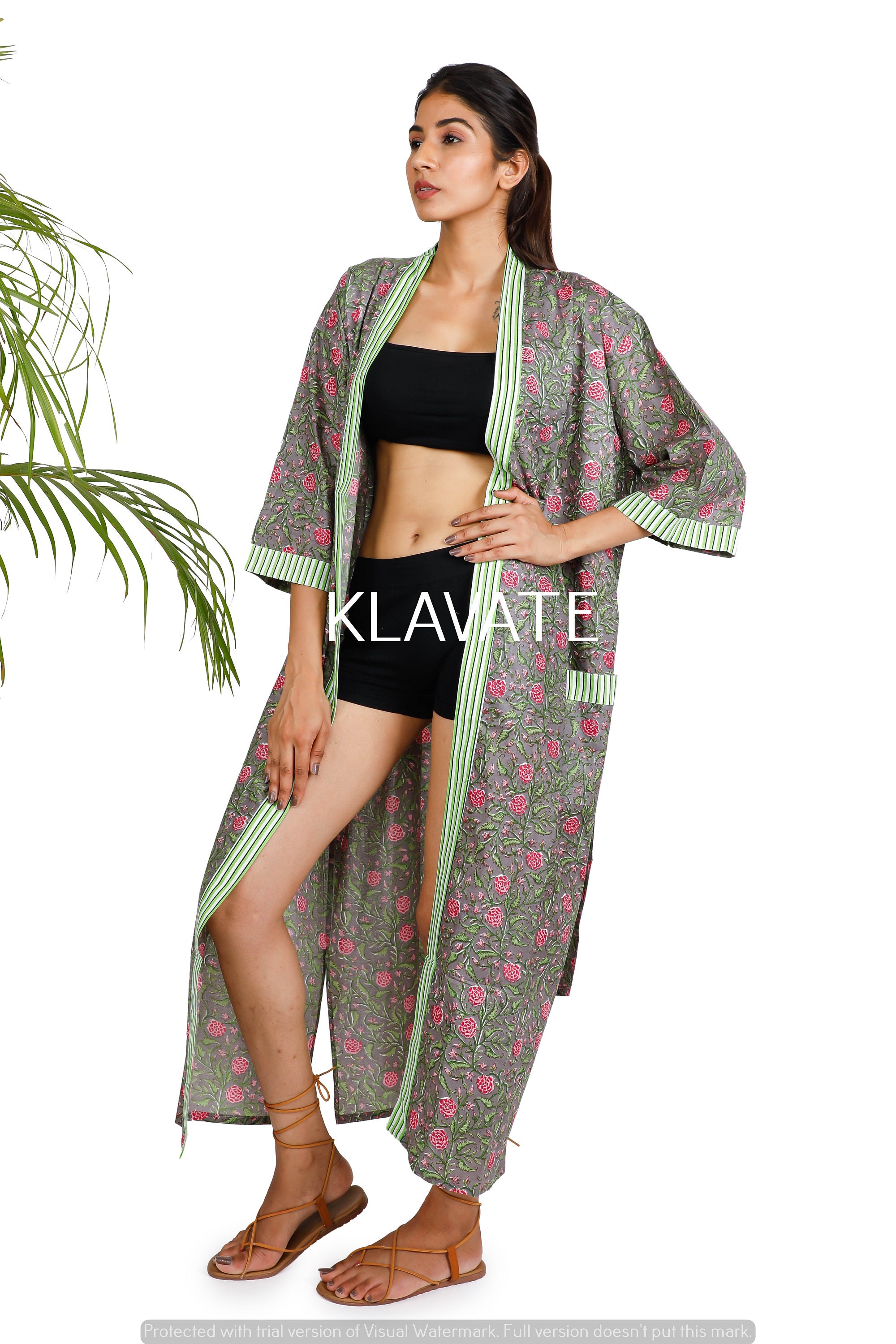 block print robes