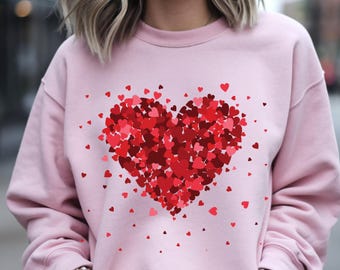 Valentine heart shirt,Heart shirt, love shirt, valentine shirt, valentines day shirt, , couples sweaters, xoxo, happy valentines, cute