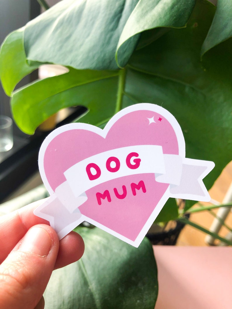 Puppy Love Journal Sticker Dog Lover Laptop Stickers Dog Mum Sticker Dog Mom Dog Themed Sticker