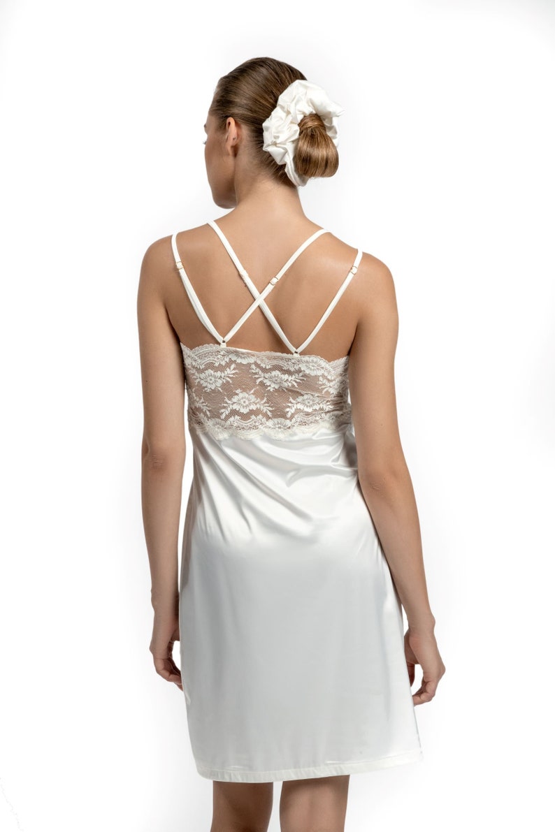 Satin Silk Slip Dress See Through Nightie Satin Silk Etsy