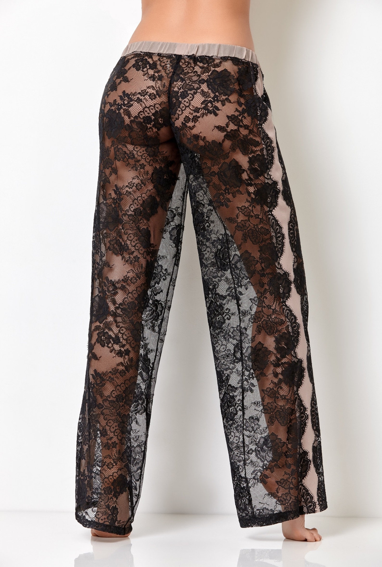 3 Piece Set See Through Pyjamas Luxury Pyjamas Set Lace Pants