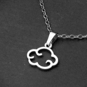 Cloud Necklace, Unisex Jewellery, Cord or Chain