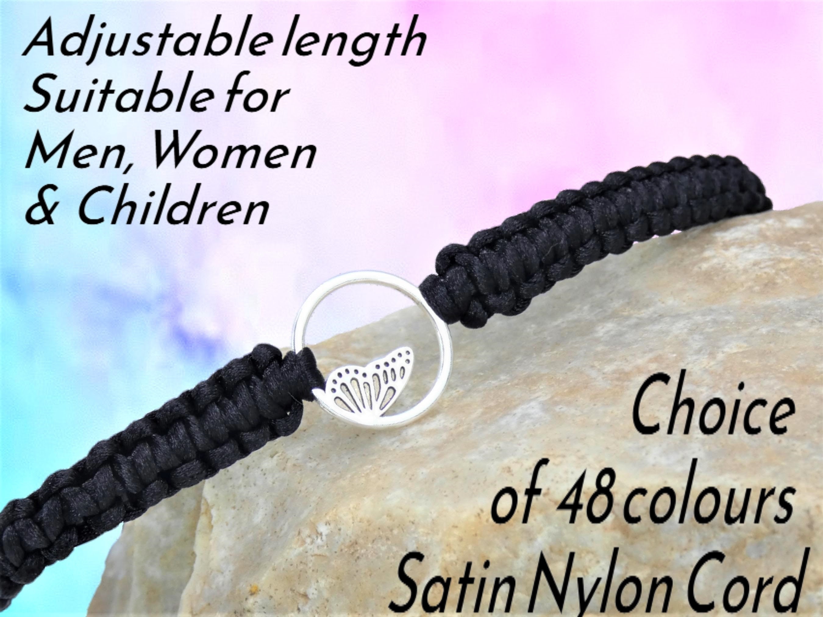 Clearance-1.5mm Satin Nylon Cord 5/10 Yards Rattail Satin Cord Macrame  Bracelet Cording 