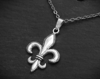 Bluebell Fleur de Lis Necklace Bluebell Fleur de Lis Necklace
