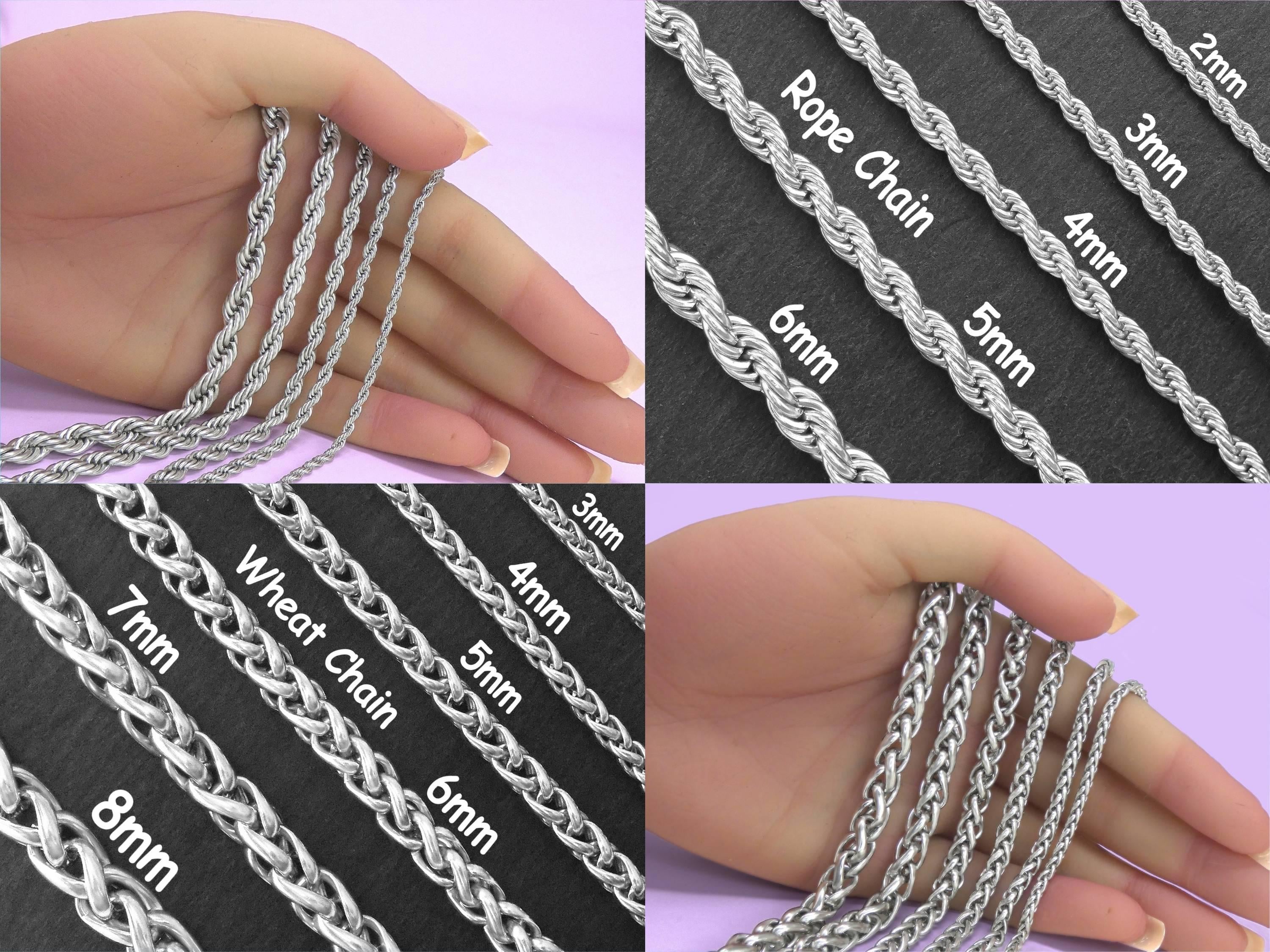 ネックレス・チョーカー BASSCLEF Men's Necklace Surgical Steel Chain Amazon.com: VENICEBEE® Best Stainless Steel Chain 28