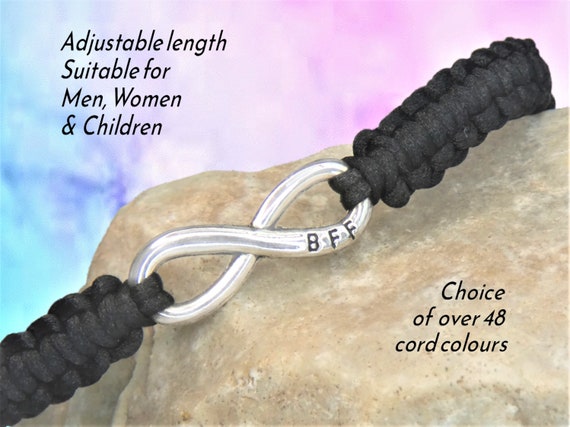ZENI Infinity Bracelet for Women, Handmade Black India | Ubuy