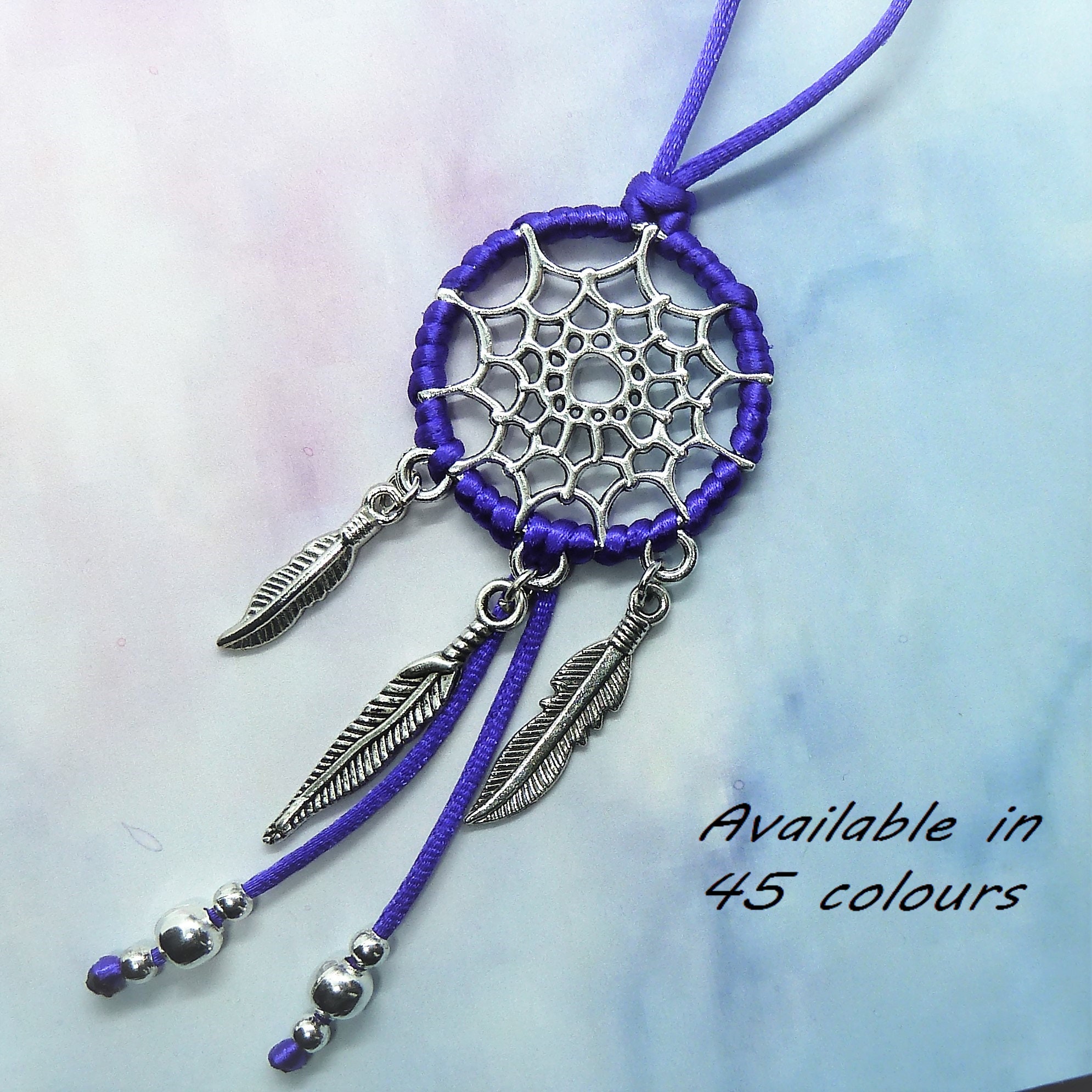 Dreamcatcher Necklace Dream catcher necklace Choice of Etsy
