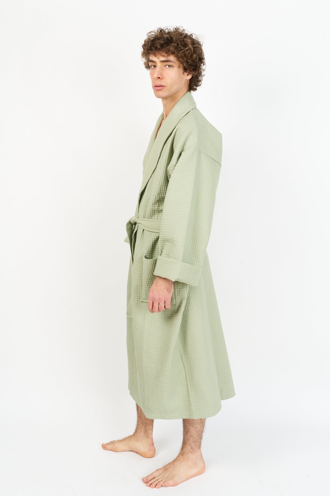 House Babylon Unisex Bathrobe Waffle Dressing Gown 230 GSM Etsy UK