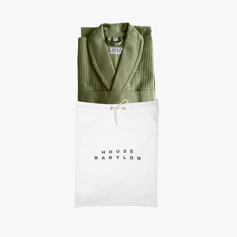 House Babylon Unisex Bathrobe Waffle Dressing Gown 230 GSM Etsy UK