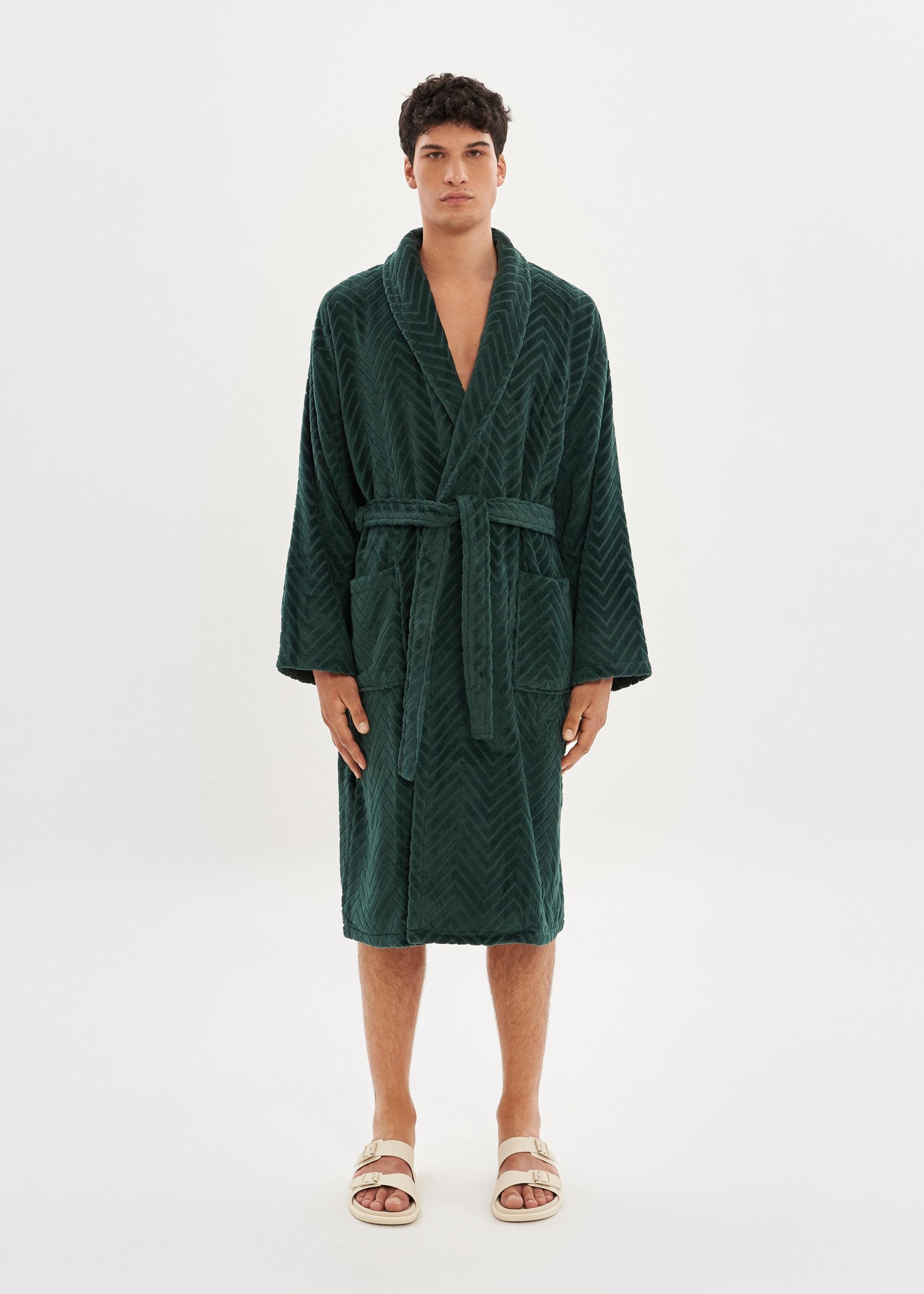 Men's Terry Cloth Organic Cotton Robe