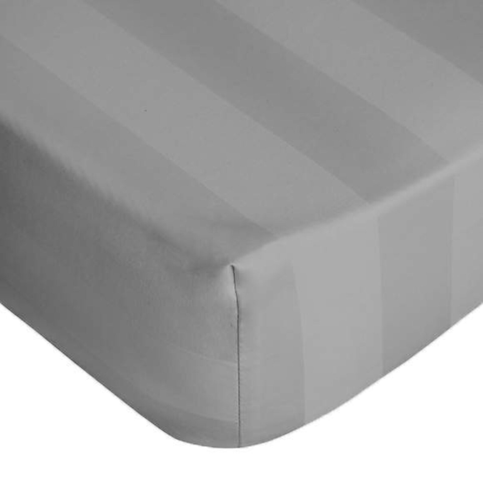 Grey Striped Fitted Sheet Deep by House Babylon Etsy