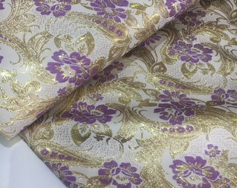 Lurex Brocade Brocade Fabric Corsage Fabric Dirndlstoff Conoration Brocade Fabrics KT4108