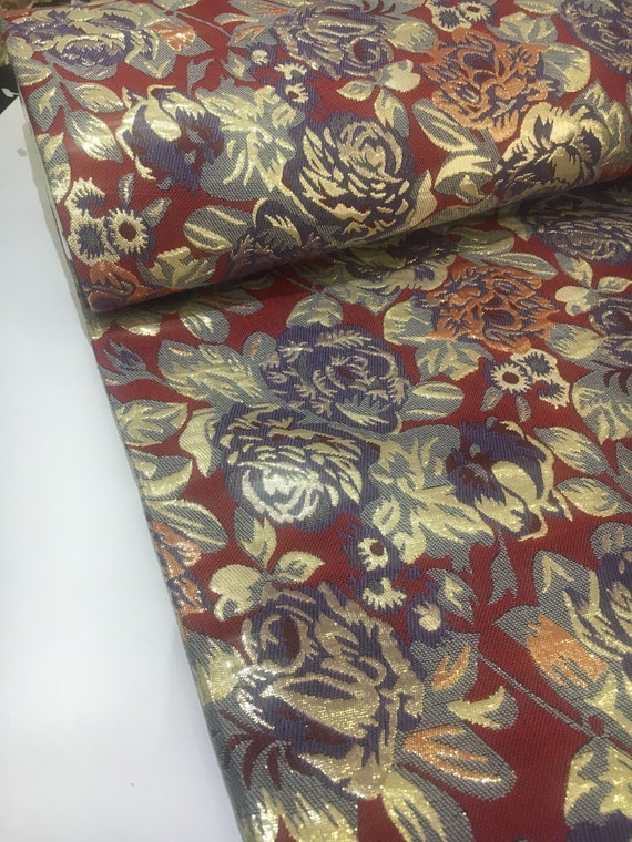 Lurex Brocade Brocade Fabric Corsage Fabric Dirndlstoff Conoration Brocade Fabrics KT4108