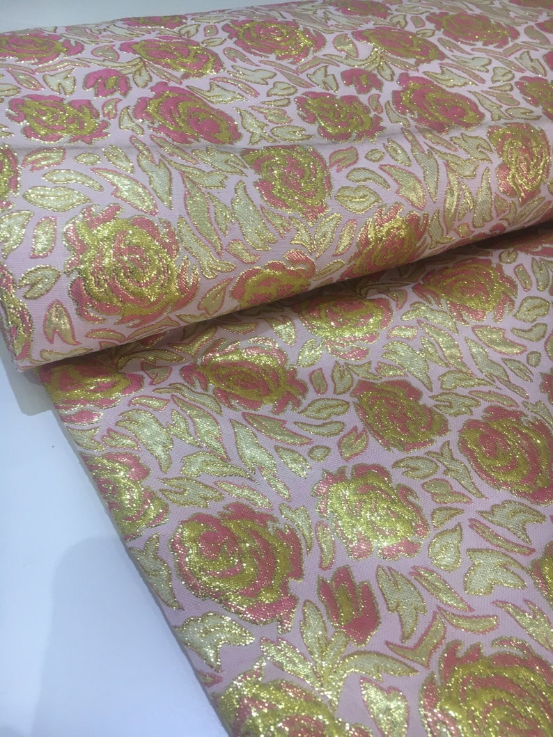 Lurex Brocade Brocade Fabric Corsage Fabric Dirndlstoff Conoration Brocade Fabrics KT4108
