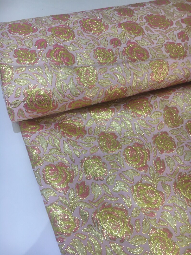Lurex Brocade Brocade Fabric Corsage Fabric Dirndlstoff Conoration Brocade Fabrics KT4108