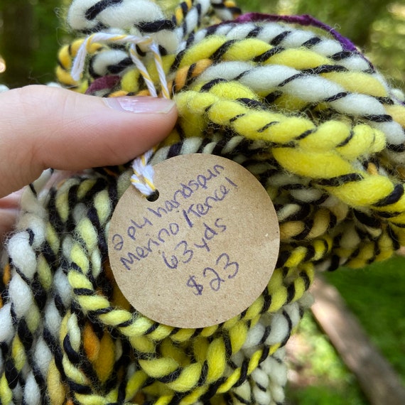 Hand-Dyed Yarn \u2013\u2022\u2013 Merino Aran \u2013\u2022\u2013 Pasteckles